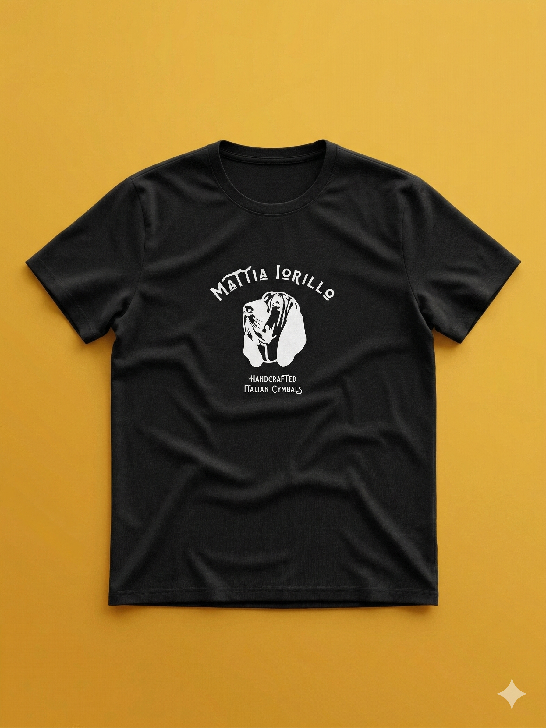 Handmade T-shirt Mattia Iorillo Cymbals