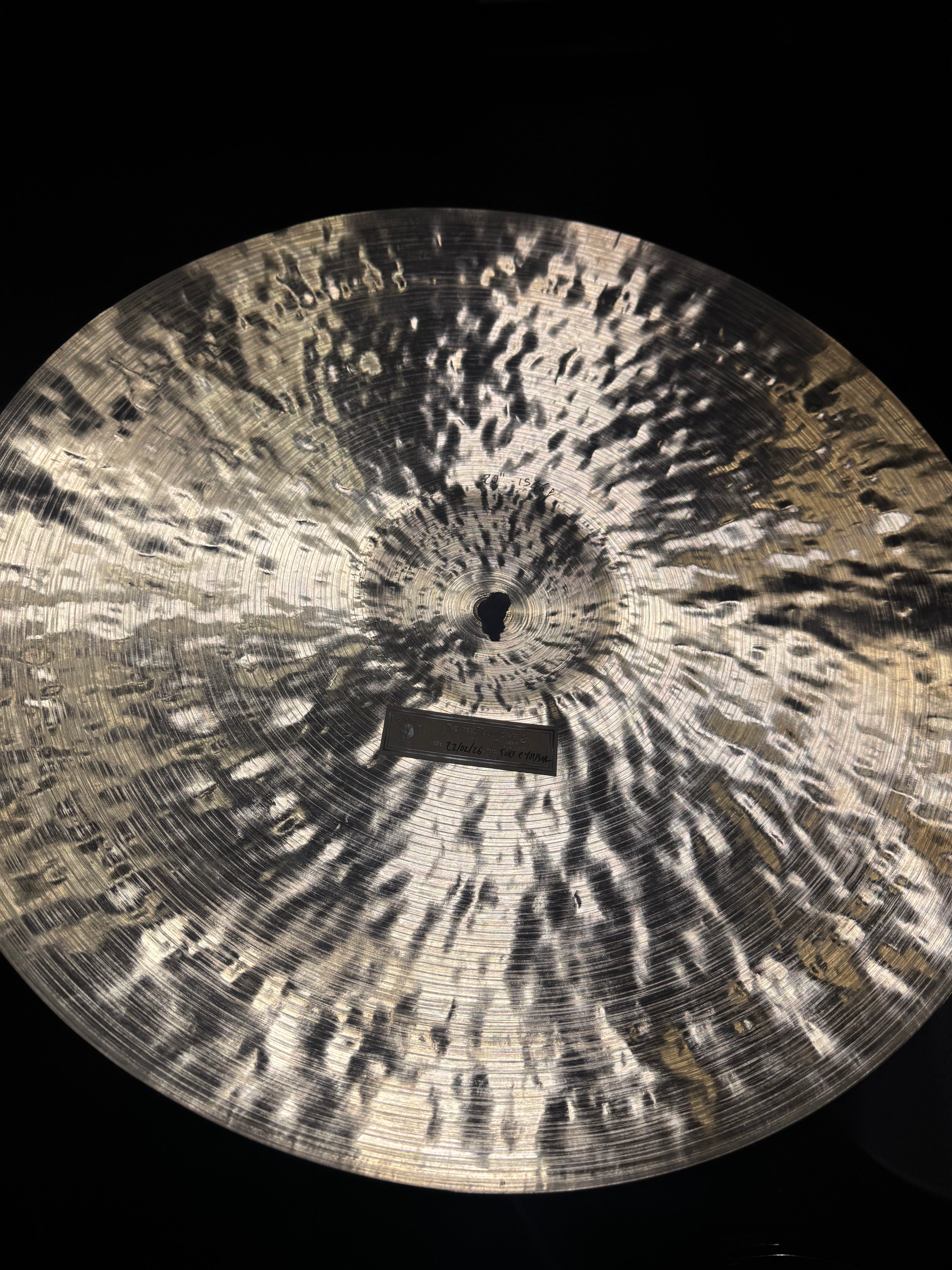 "The Cymbal" paper thin ride 20" - 1544g