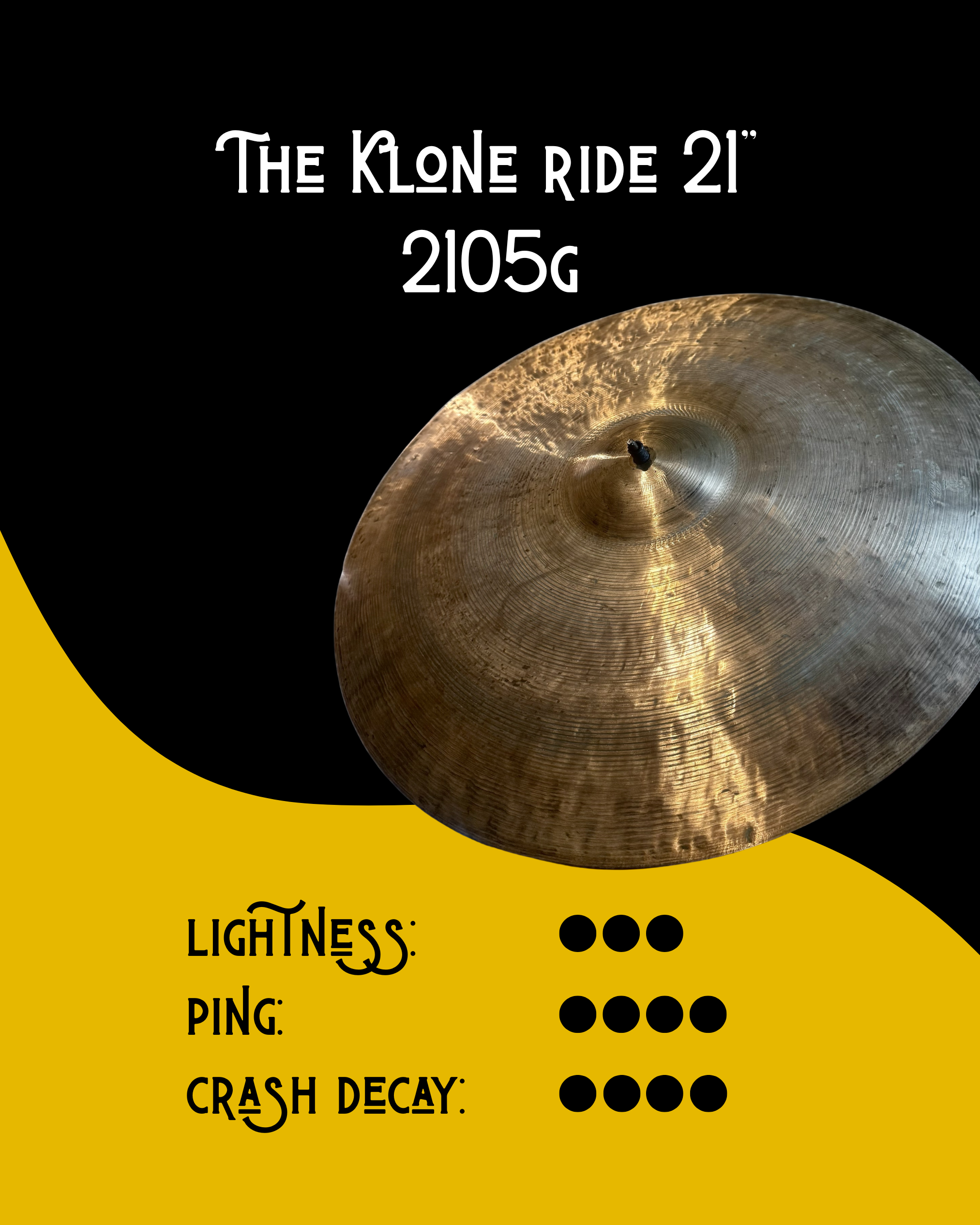 The Klone 21" medium light ride - 2105g